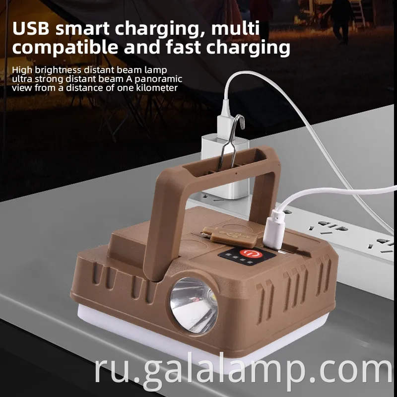 Аккумуляруемая лампочка для кемпинга с USB Power for Adventures